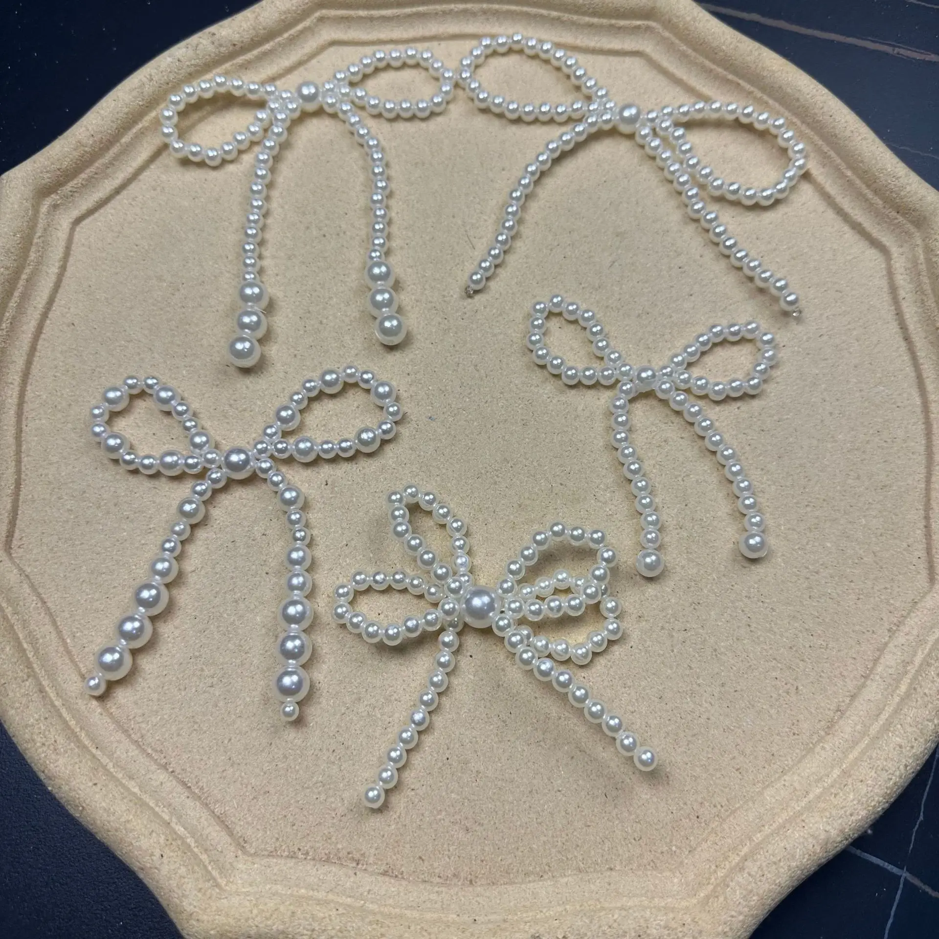 Pearl Bow DIY Handmade Weaving Accessories Hair Shoes Flowers Bags Wedding Accessories Bouquet Accessories Pearl Strings