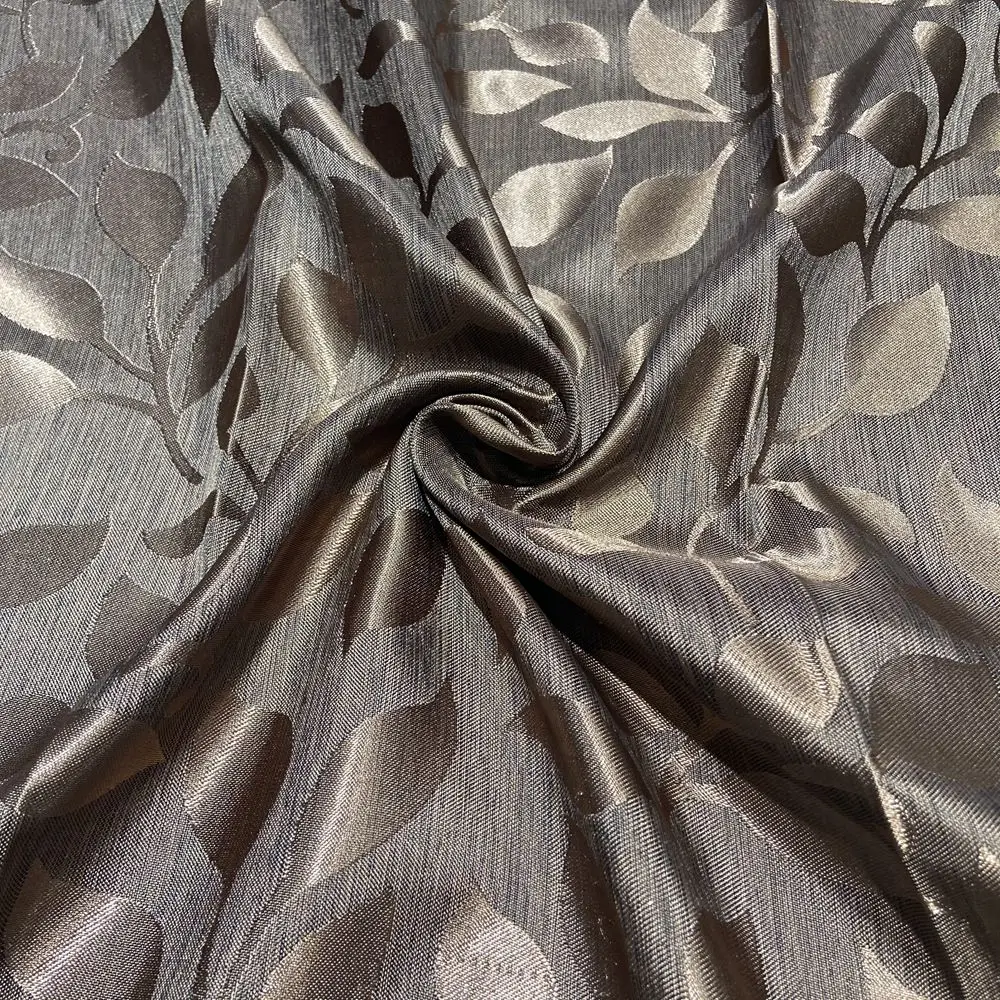 Beautiful And Shining Jacquard Satin Fabric 100 Polyester Fabric