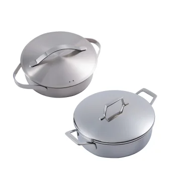 24cm Commercial/Home Stainless Steels Catering Cooking Pot Double Handle Stock Pot /Pan.