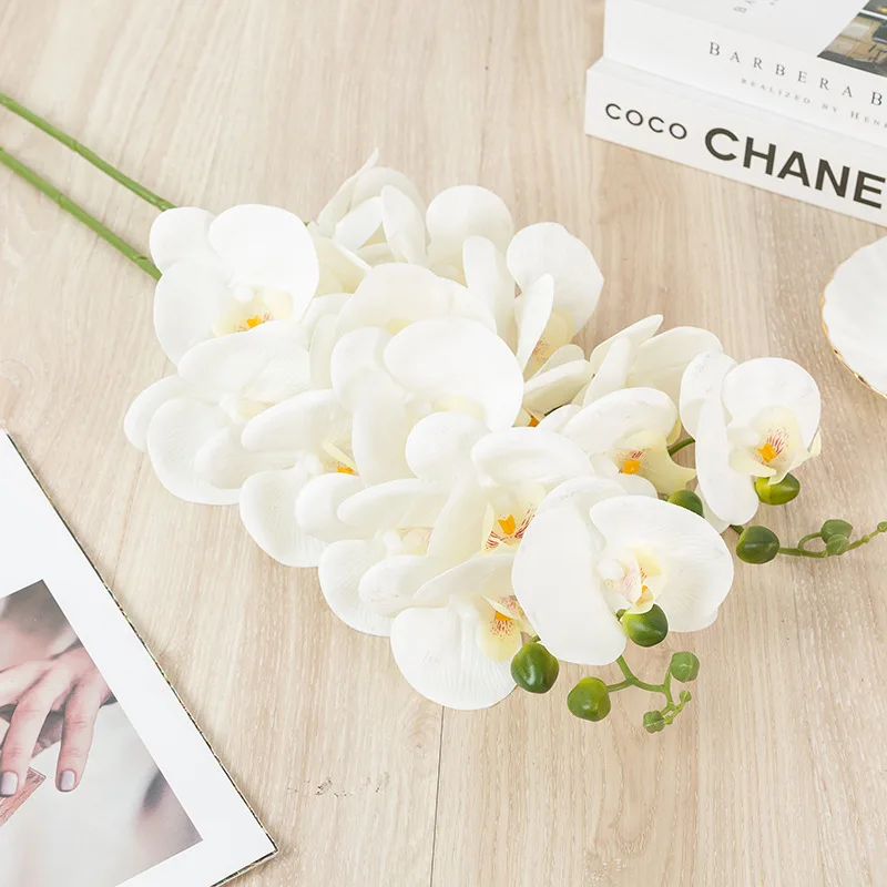 B0039 Rot Gelb Wei Rosa Orchideenblten Hochzeit Duftende Orchidee Echte  Haptik Seiden-Weie Knstliche Orchidee fr Partydekoration| Alibaba.com