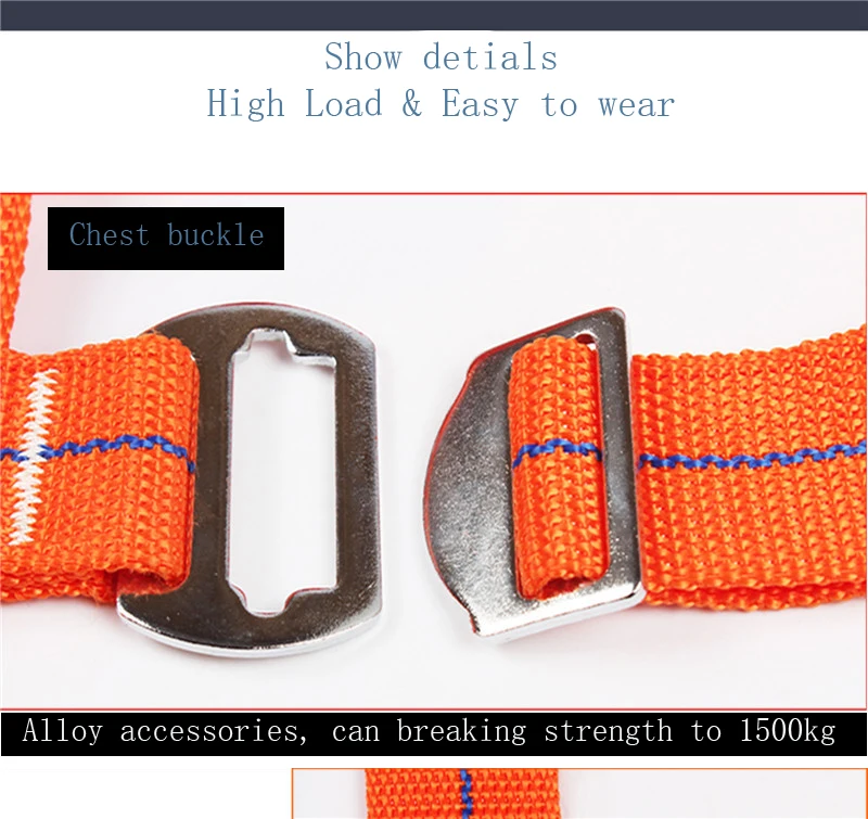 European Style Workman Personal Protective Equipment Carpenters Working Full Body Safety Rope