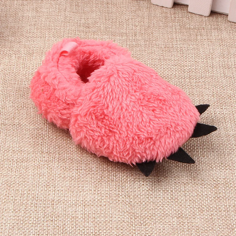 Китайские домашние игрушечные тапочки для спальни плоские пушистые животные мягкие когти динозавров Симпатичные хлопковые плюшевые