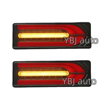 YBJ Car Accessories Rear Lights for Toyota Land Cruiser LC7 Series 2007-2021 LC70 LC76 LC79 Taillights LED DRL Signal Lamp