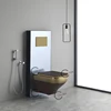 Brown gold toilet set
