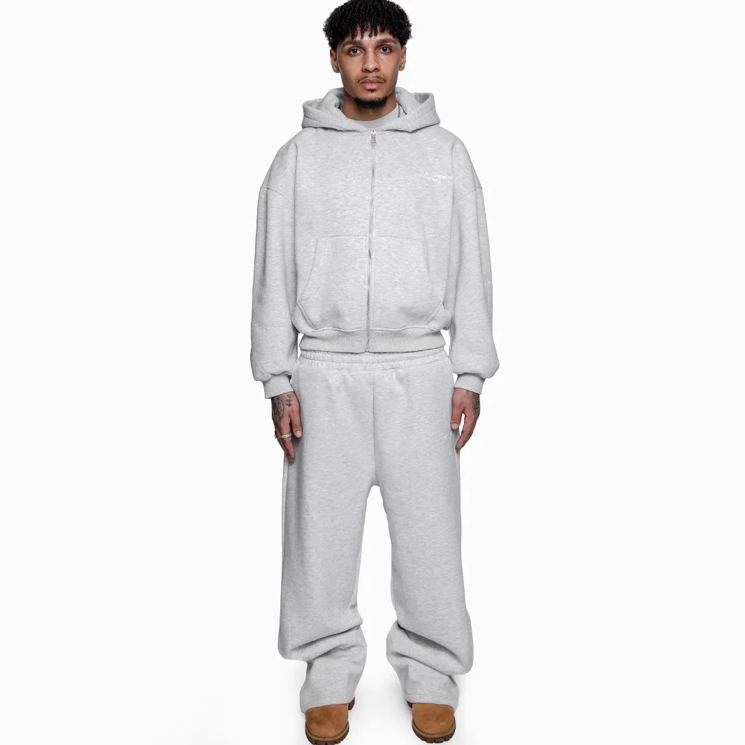 American Style Sports Sweatshirt & Pants Set Printed Street Fashion Hooded Collar Jacket preview