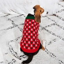 Factory New Style Dog Puppy Sweater Christmas Pet Product Knitwear Jacket