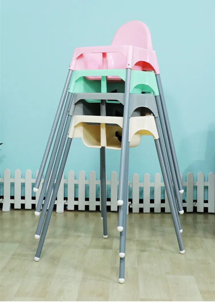 Foldable Baby Feeding Chair Portable 3 In 1 Children High Chair Baby