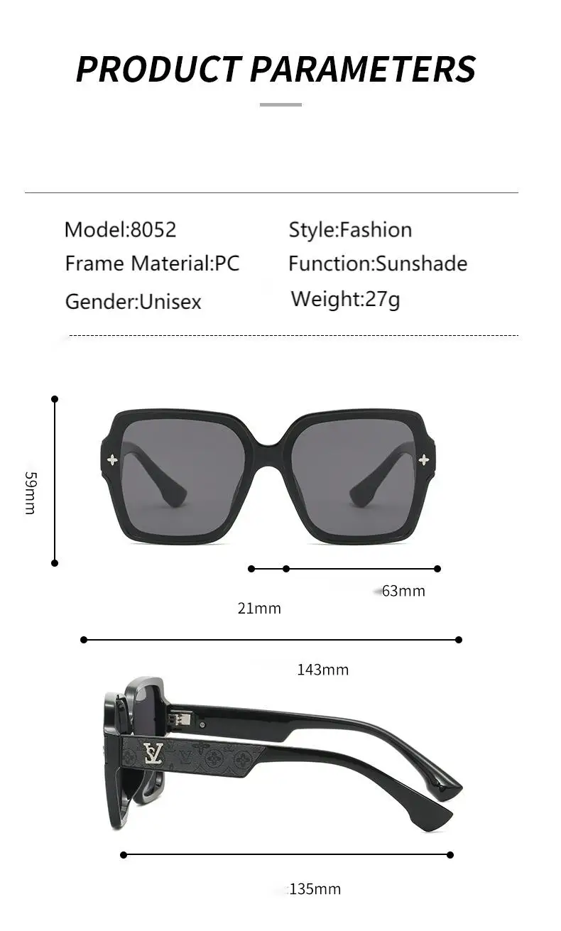 New Fashion Square Women Sunglasses Female Branded Style Designer