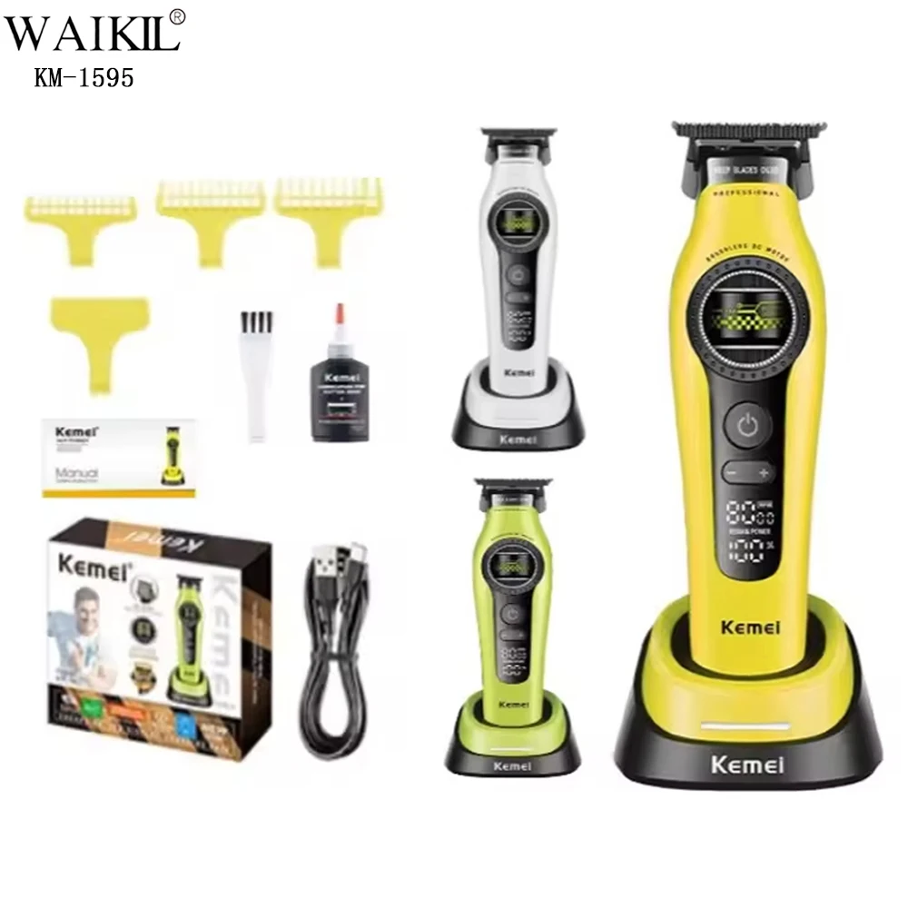 Kemei Km-1595 2000mAh 5W Rechargeable Li-battery Beard Shaver