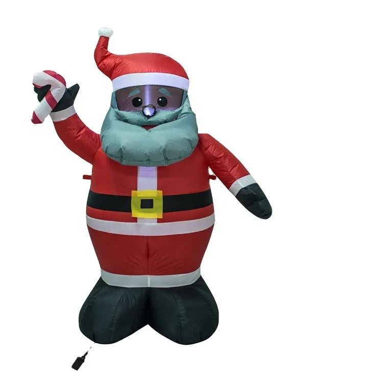 120厘米高圣诞圣诞老人非洲黑色圣诞老人室内充气圣诞装饰院子户外小圣诞老人 Buy Indoor Outdoor Christmas Decoration Black Santa Inflatable Small Santa Decoration Product On Alibaba Com