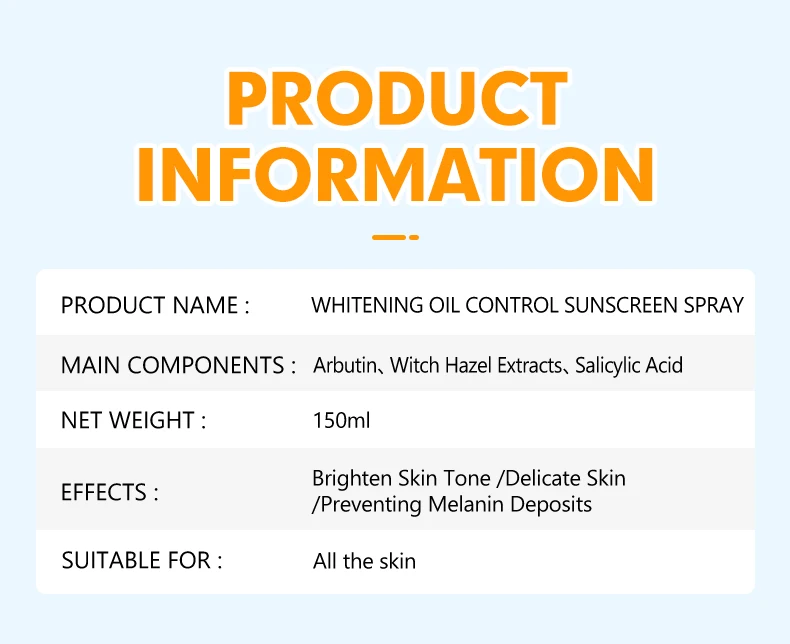 Salicylic Acid Uv Sunscreen Spray Spf 75 Sun Protection Moisturizer Oil Control Skin Glowing Sunscreen Face Mist Spray