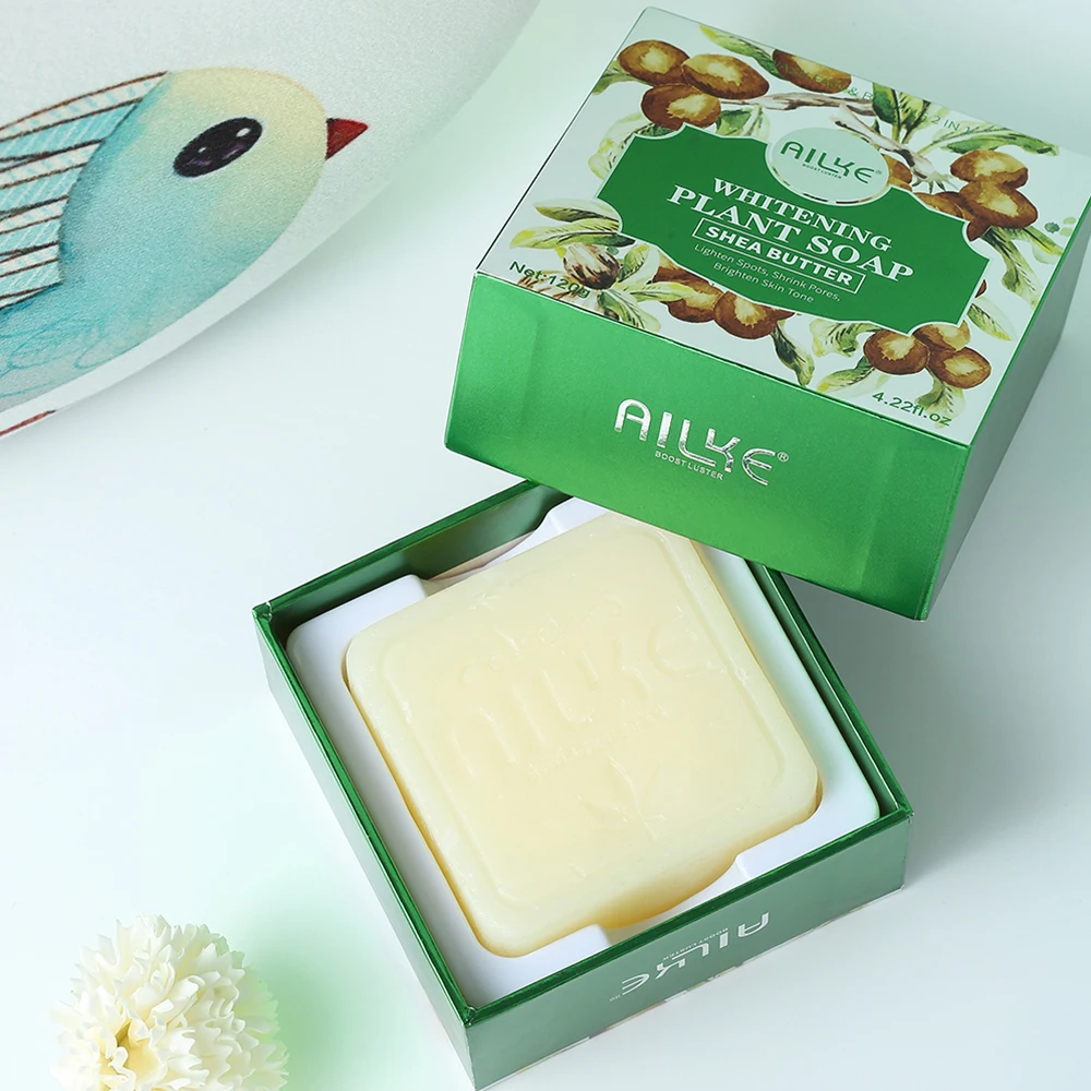 AILKE роскошный частный бренд масло ши эфирное масло Отбеливающее мыло для тела