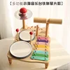 Escenario musical para gatitos (color hierro)