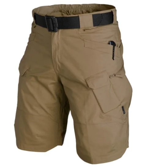 Wholesale Summer Outdoor Tactical Shorts Solid Color Training Quarter Pants Men's Cargo Shorts146_voghion.com