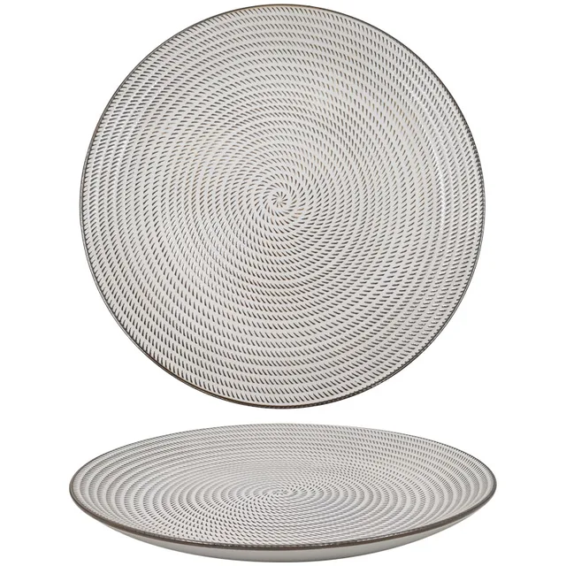 Large Size Ceramic Dinner Plate  Ceramic  Simple Practical Beautiful Daily Dining Table Tableware
