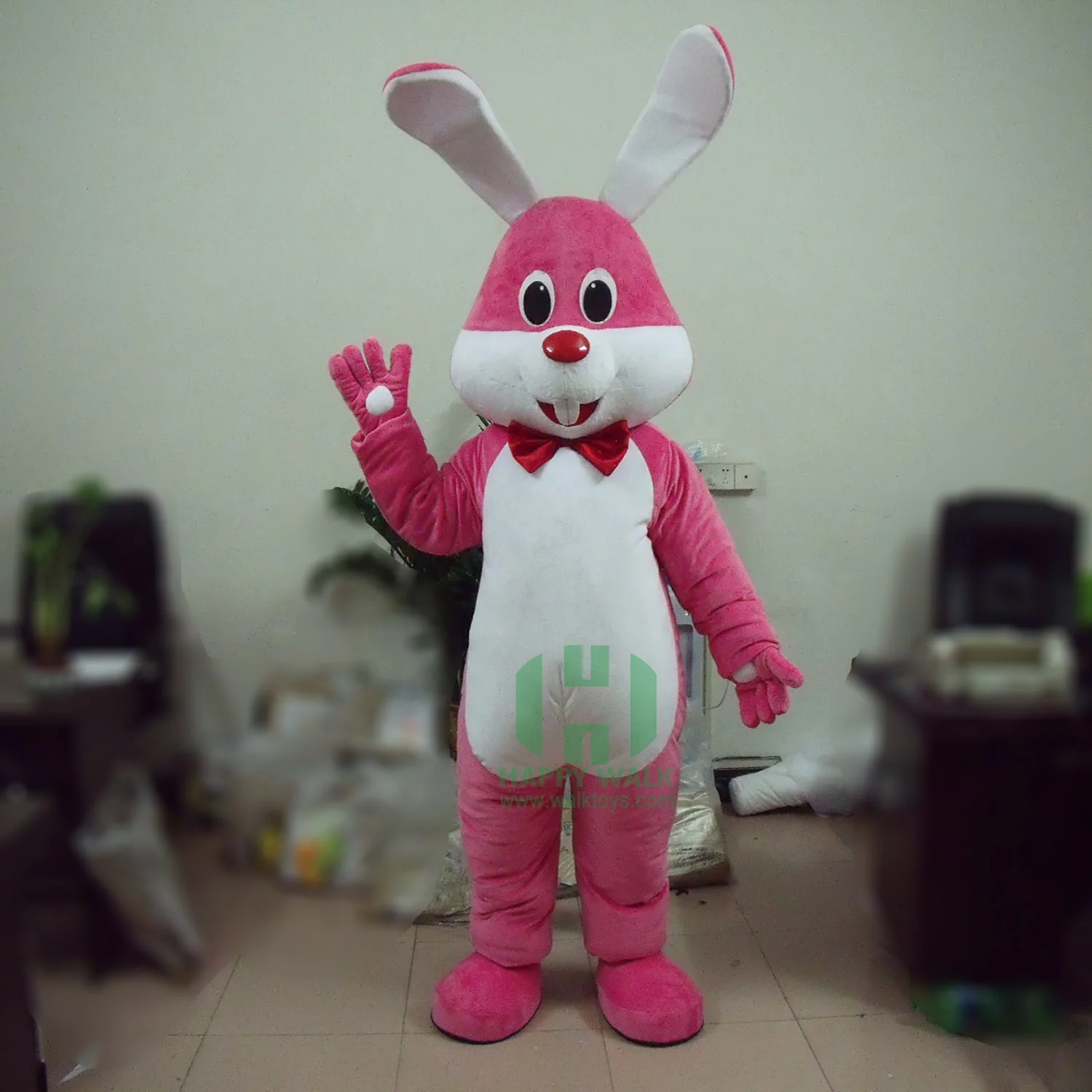 Pink rabbit bunny mascot costume for adult| Alibaba.com