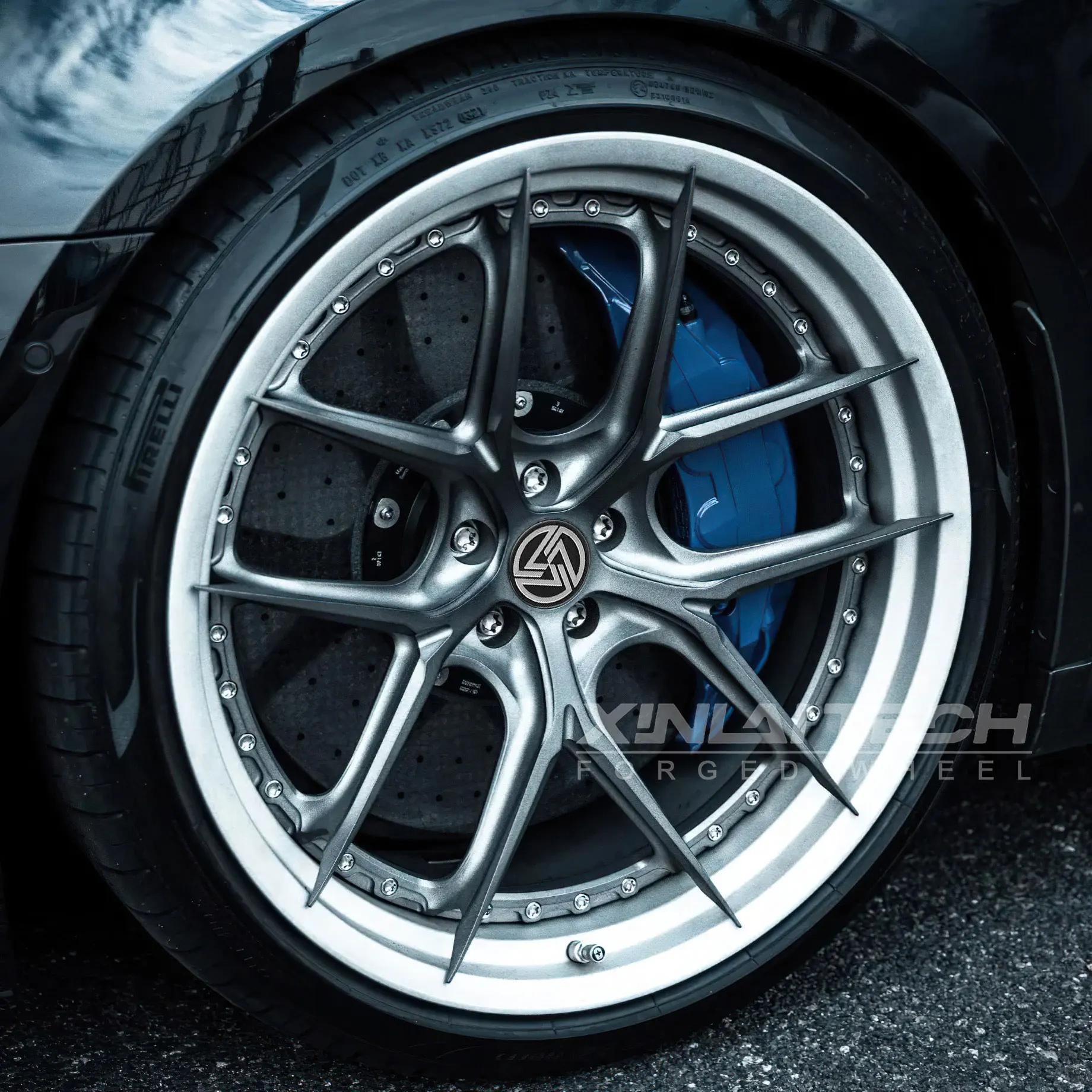 XL 2 Piece Forged Custom Wheels 18 19 20 21 22 23 Inch 5x114.3 5x120 5x112 for Porsche 911 Mercedes G63 AMG BMW X6 Audi Q7 Rims - Image 1