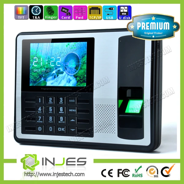 Injes Wireless Fingerprint Time Attendance Machine Biometric Machine Face Recognition Biometric Machine
