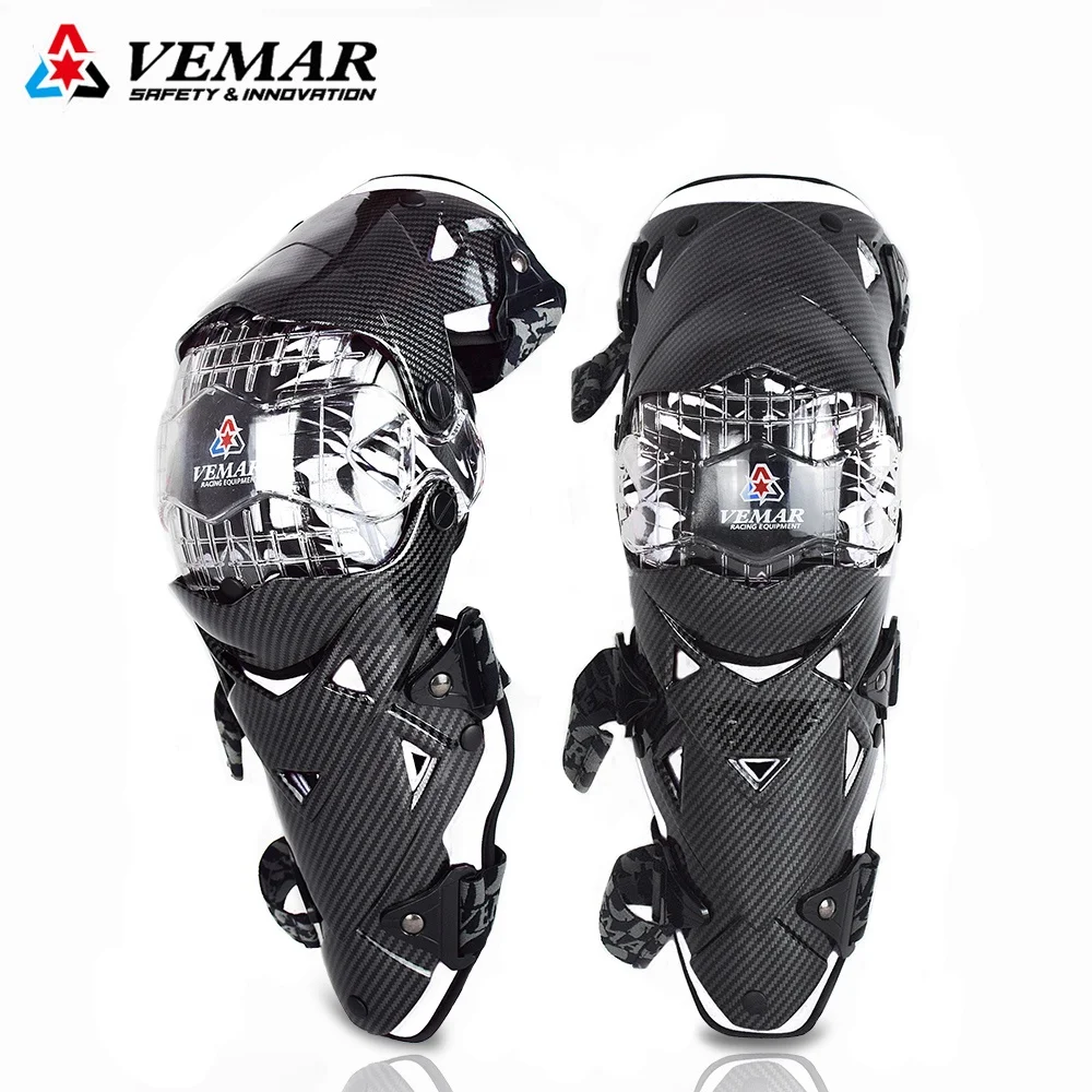 Vemar Motorcycle Riding Protection Armor Motocross Knee Pads Moto Adult Knee Protector Safety Gear ATV MTV Cycling Knee Guard