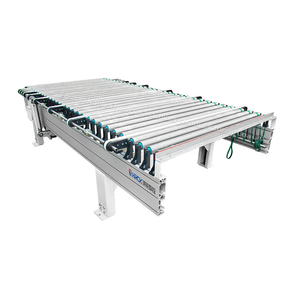 Optimize Operations with our Single-Row Roller Conveyor - Efficient, Space-Saving, and Customizable