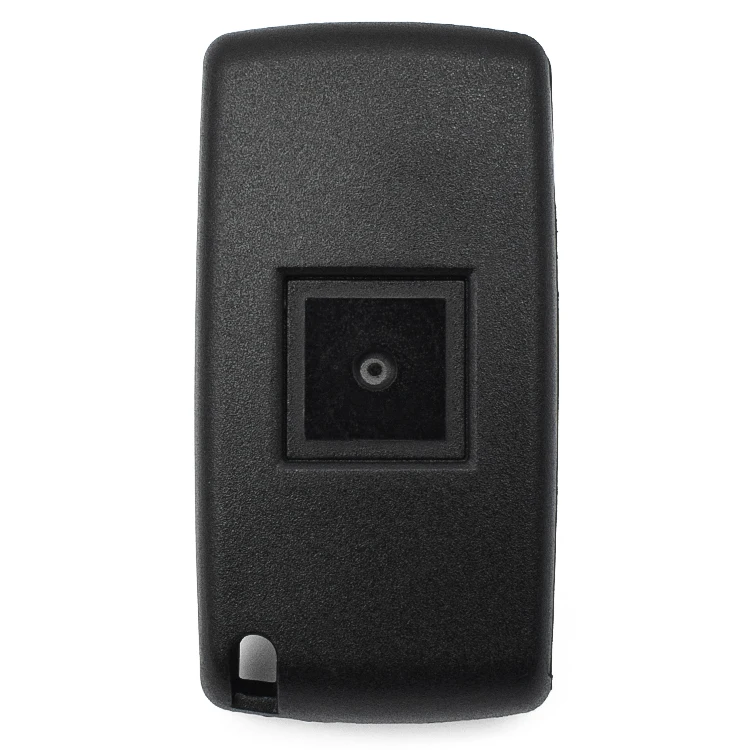 2 Buttons Flip Key case CE0536 with Battery Holder for P-eugeot 207 307 308 407 607 807 HU83 Blade Key Blank with logo