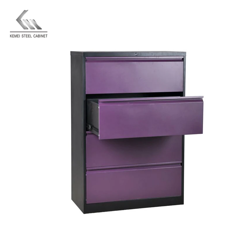 Высококачественный Лидер продаж godrej 4 ящика стальной боковой шкаф для хранения металлическая офисная мебель для хранения