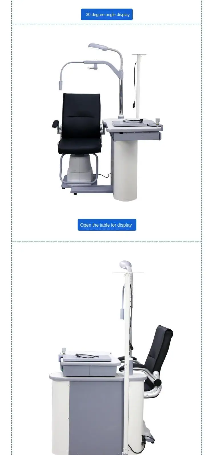 Rightway Brand Combined Table and Chair Optometrist Ophthalmic Optical Instruments For Eyeshop