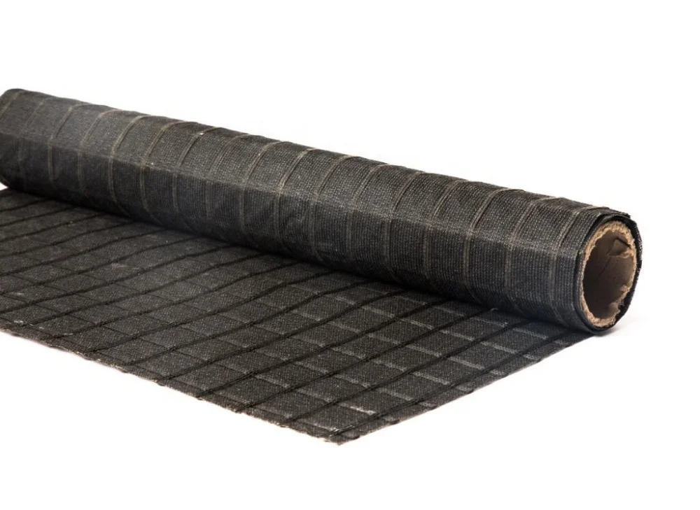 Polyester Geogrid Stitched With Nonwoven Geotextile Fabric Impregnated by Bitumen Civil Engineering