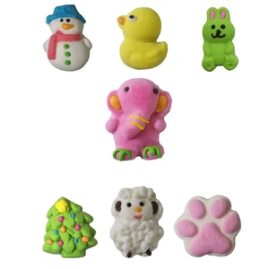 Creative Cotton Candy in Cute Cartoon Animal Gummy Bag for New Year's & Christmas Bulk Sour Flavored