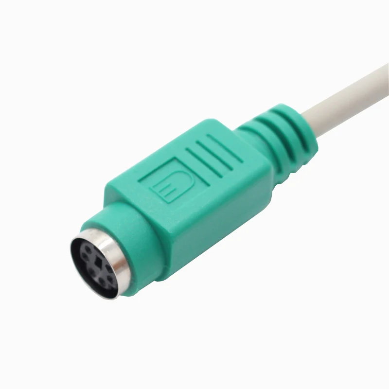 PS/2 6 Pin Adapter - Dual Female Y Cable for Keyboard Mouse