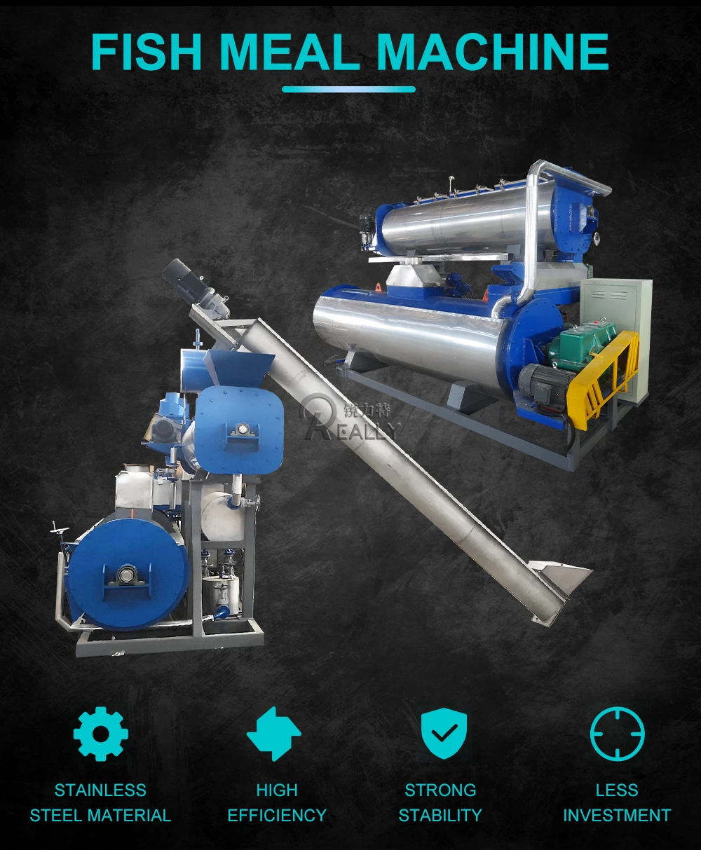 Commercial Fish Meal Making Machine Production Line Fish Powder Make