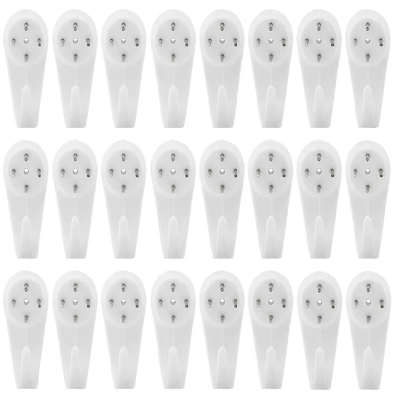 NIERBO Traceless Nail Wall Picture Hook Plastic Invisible Hardwall