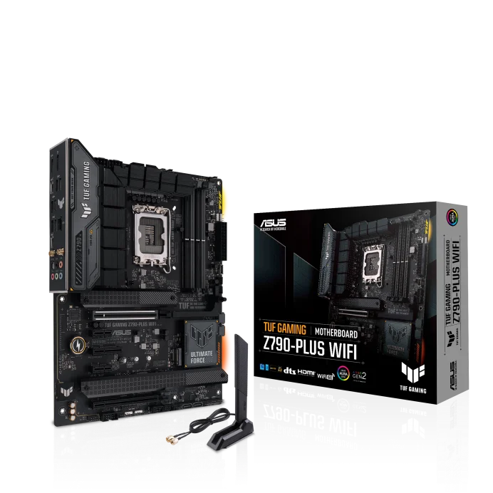 TUF GAMING Z790-PLUS WIFI D5 motherboard, ATX form factor, supports DDR5, LGA1700 socket, new 13th generation CPUs, desktop gaming, 128 GB.