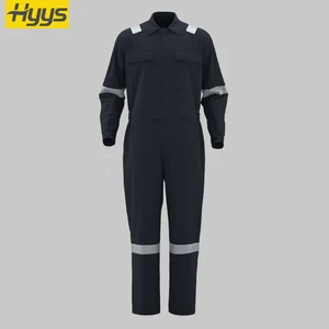 High Quality 100% Cotton Reflective Work Wear Safety Construction Workwear Coveralls