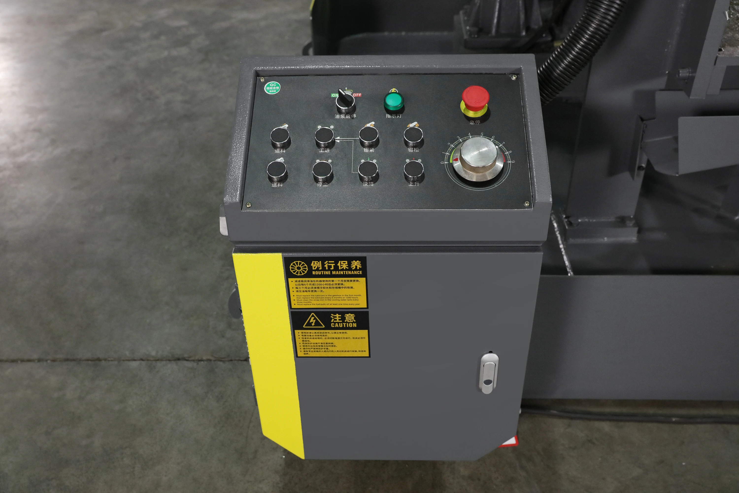 Band Saw Machine Rotate Band Loginfly Semi-automatic Angle Cutting Metal for Metal Hot Product 2019 Provided Hydraulic Saw Motor