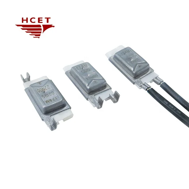 HCET 17AM Electric Power Source Thermal Protector 120C Thermal Cutoff Bimetal Temperature Control Switch for Cars Households