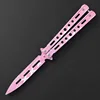 Ensemble imprimé double pointe en rose clair