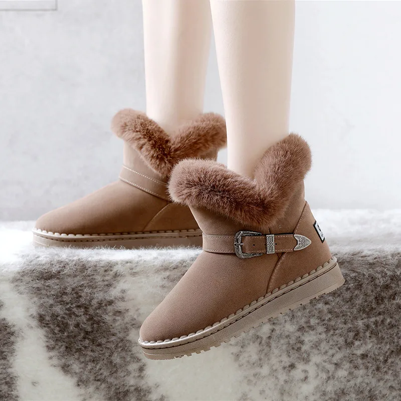 Winter snow boots keep warm hight boot for women