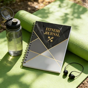 Custom Fitness Journal Workout Log Book With Durable Double Wire Binding Memo Notepad To Do List Organizer Pad for Training