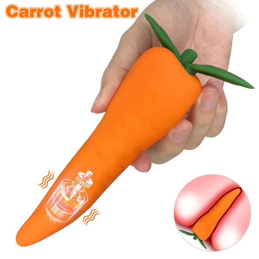 gemüse als sexspielzeug Realistischer Silikon Obst- und Gemüse-Vibrator für Frauen  AV-Stab-Massagegerät Masturbation Mini-Vibrations-Aubergine Sexy Vibrator