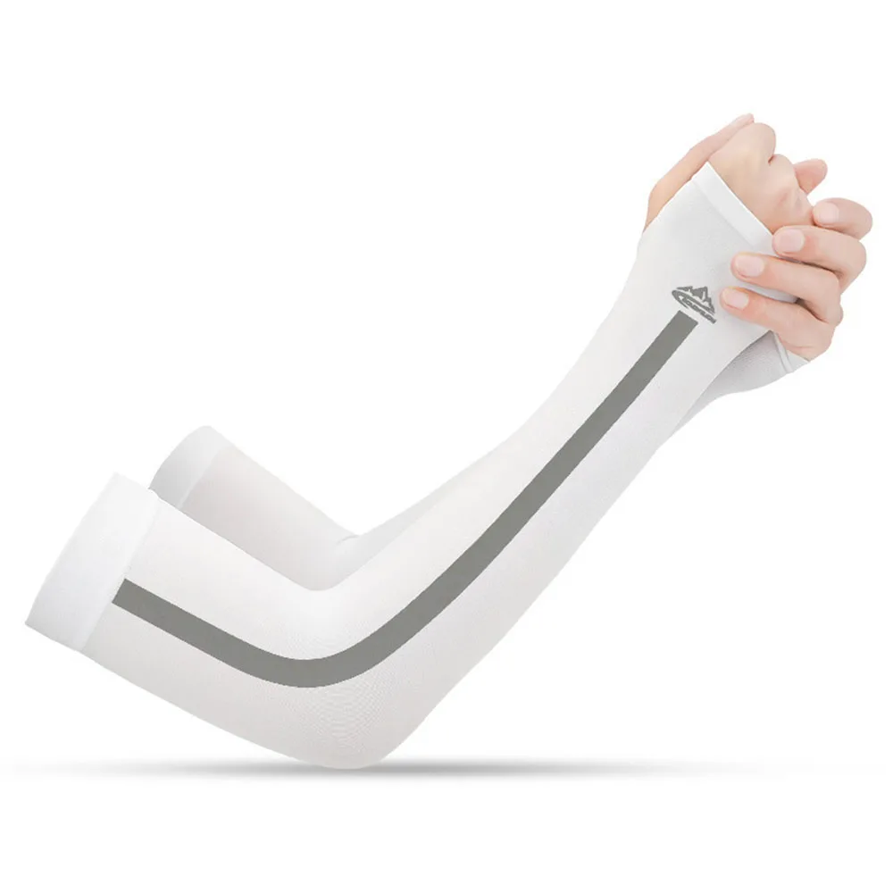 Seamless Lightweight Breathable UV-Proof Cooling Sleeves Anti-Slip Quick-Dry Stylish Sun Protection Durable Elastic Outdoor