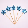 100 Piezas Pentagram azul