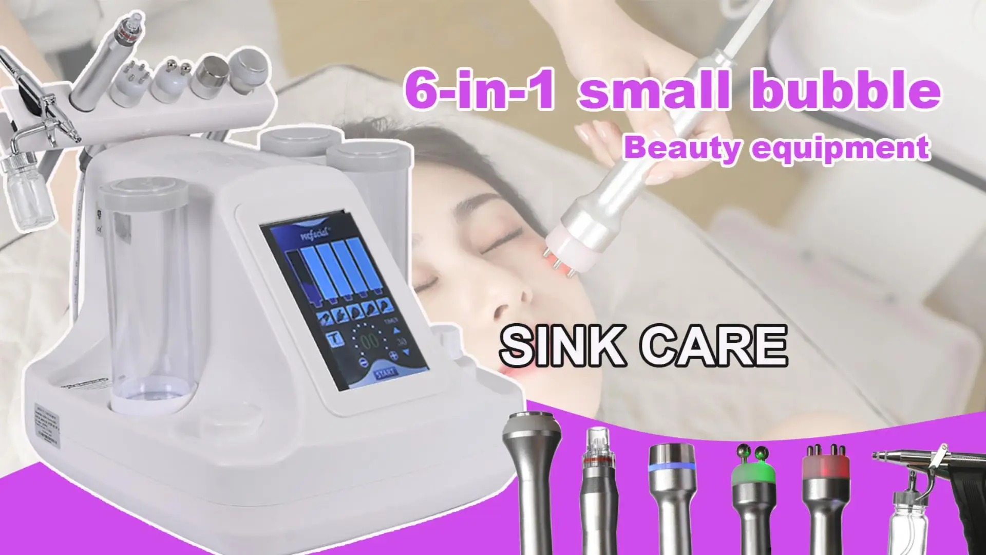 Hydrowonder Hydrogen Oxygen Facial Jet Peel Facial Dermabrasion