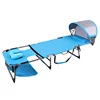 Blue recliner + Small U-shaped pillow