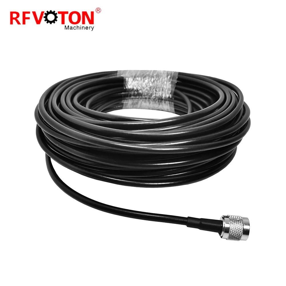 Factory Supply TNC Male to Tnc Male Plug  RF Coaxial Cable RG58 Jumper Cables Assembly in Stock ROHS