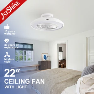 1stshine LED Ceiling Fan Factory Indoor Low Ceiling 22 Inches Smart Ceiling Fan Light with Remote Control
