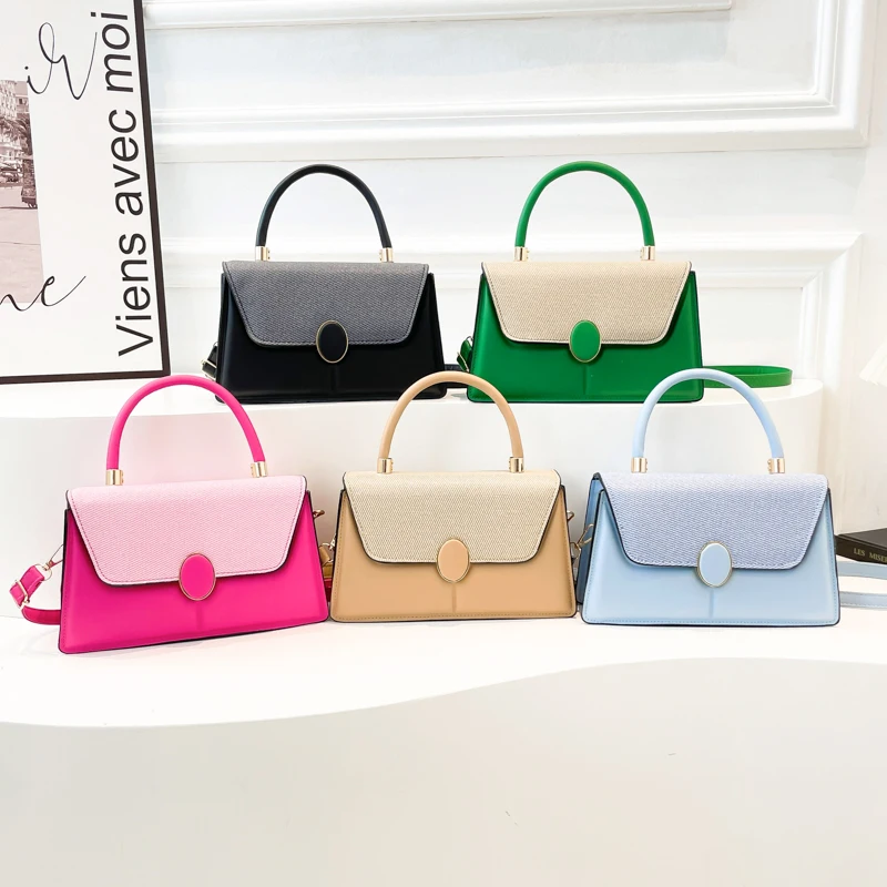 2025 Woman Bags for Spring Fashion - Multi-Color Flap Button Bags