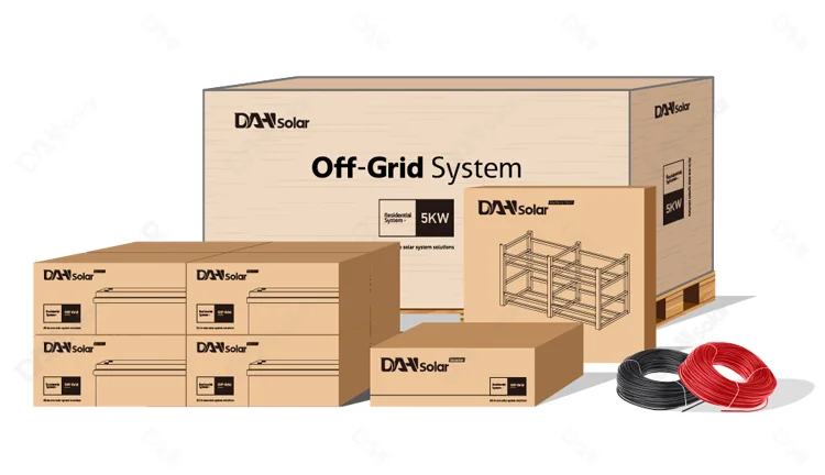 1kw 2kw 3kw 4kw 5kw balkon solar panel power ac systems from China supplier