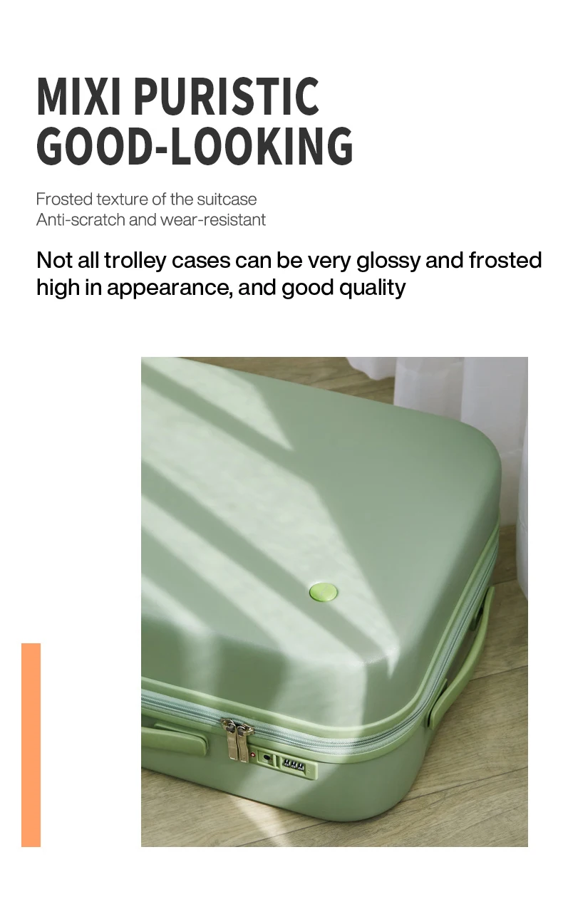 Mixi Designers Brand Korean Style Trolley Suitcase With Usb Charging