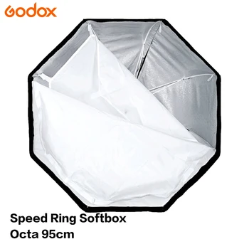 Godox Softbox 95cm Speed Ring Octagonal Softbox Double Soft Cloth with Bowens for Portrait Studio Blitz Speedlite Softbox detail image